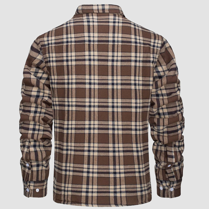 Klaus™ - Men's Lined Plaid Shirt Jacket