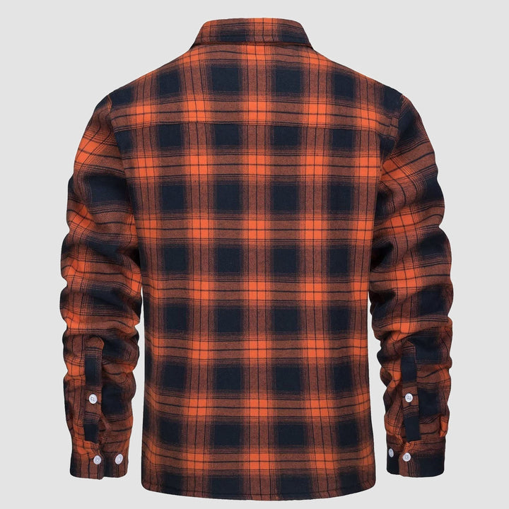 Klaus™ - Men's Lined Plaid Shirt Jacket